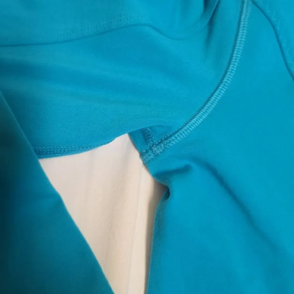 Lululemon Nice Asana Jacket Size 8 Turquoise